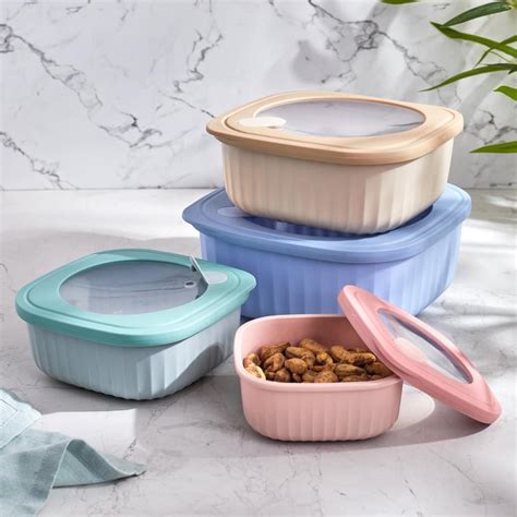 Buy Omnis Aruba Set of 4 Storage Containers from Home Centre at just ...