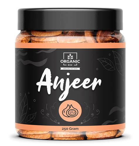 Organic Box Afghani Anjeer Figs - Afghanistan Dry Anjir (Dried Figs ...