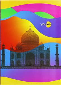 NAVNEET Youva Soft Bound Long Book Rainbow 21x29.7 cm A4 Notebook ...