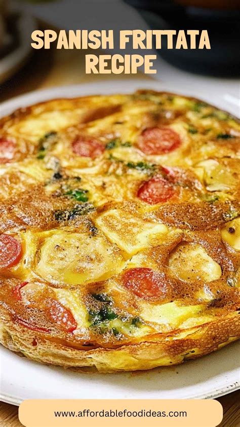 Authentic Spanish Frittata or Tortilla Recipe - Affordable Food Ideas ...