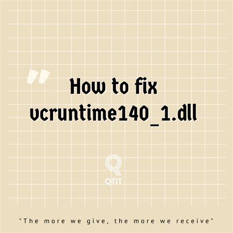 Image result for How to Fix Error Vcruntime140.dll Not Found