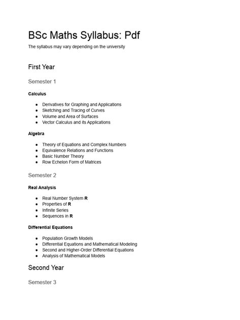 BSc Syllabus.pdf 的图像结果