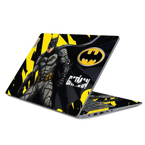 The Batman Yellow Slash Art Laptop Skin | 3D Embossed 3M Vinyl ...