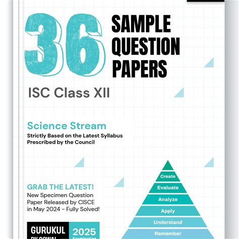 36 Sample Question Papers ISC Class 12 Science Stream (2025 Examination ...