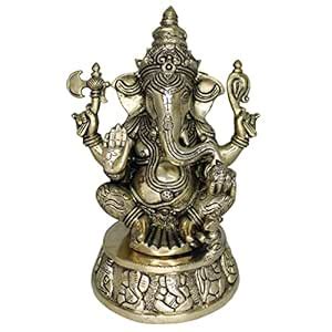 Buy Om ssvmb9 Brass Ganesh Idol Ganesha Statue Ganeshji Murti for Home ...