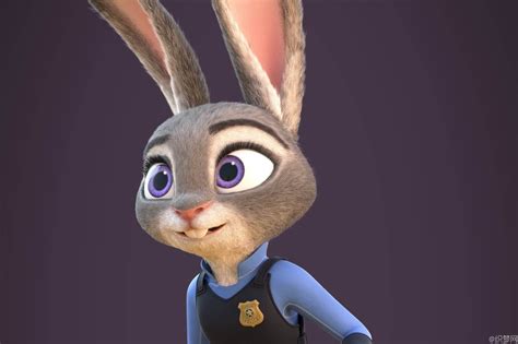 动画电影《疯狂动物城》角色小兔子朱迪3D模型下载_人物与生物3D模型-CGHUB_在线CG视觉艺术交流平台