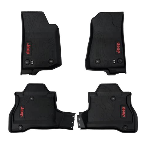 Mopar Slush Floor Mats for 2020-2024 Gladiator JT - JustForJeeps.com