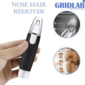 Gridlab Electric Nose Hair Shaver Facial Hair Clippers Trimmer 70 min ...