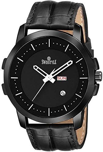 SWISSTYLE Analog-Digital Black Dial Men's Watch-SS-GR804-BLK-BLK ...