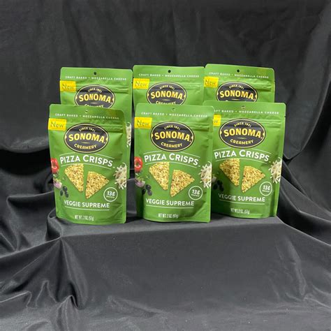 Veggie Supreme Pizza Crisps | Sonoma Creamery