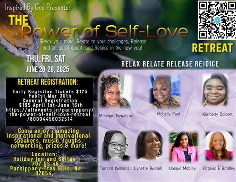 The Power Of Self Love Retreat, Holiday Inn and Suite , Parsippany, 26 ...