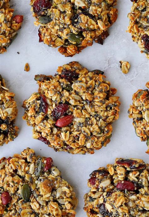 Healthy Breakfast Cookies (Sugar-Free) - Elavegan