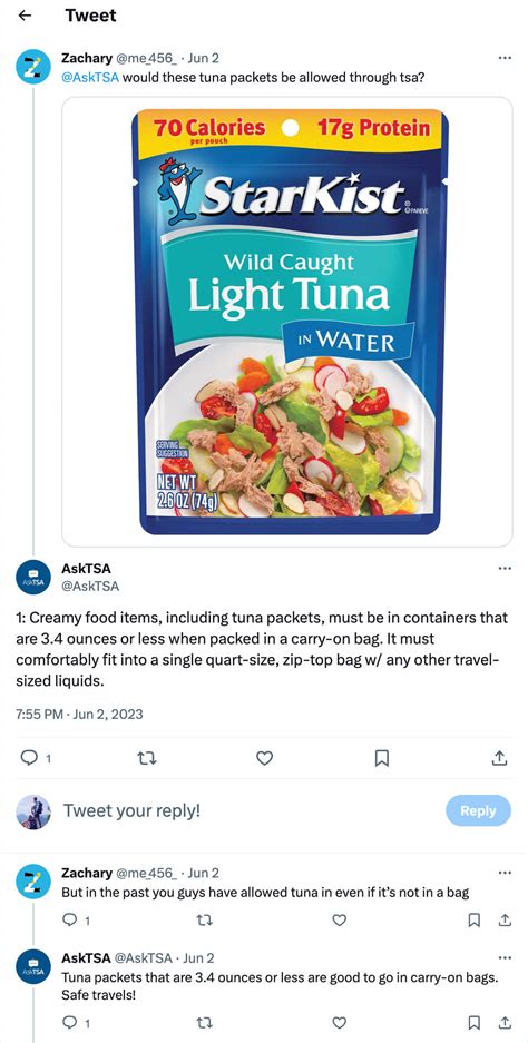 Can I Bring Tuna Packets On a Plane? TSA Rules 2026
