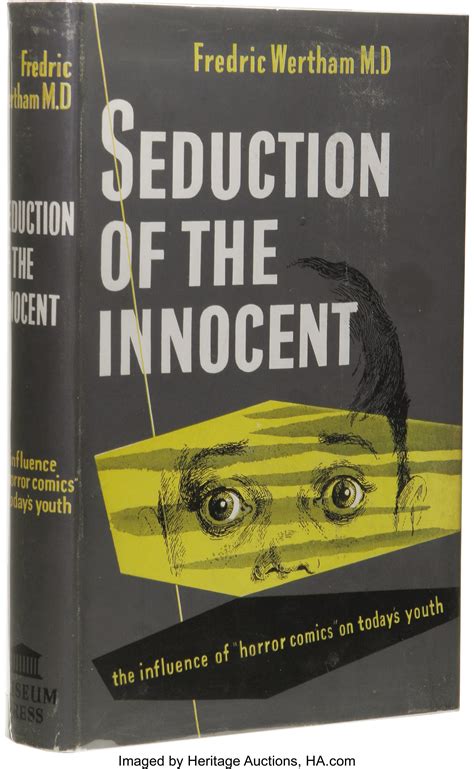 Fredric Wertham: Seduction of the Innocent. (London: Museum Press | Lot ...