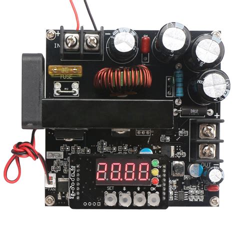 Buy DROK® DC Numerical Control Power Supply Voltage Regulator ...