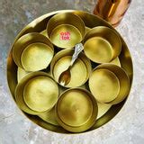 Buy Handcrafted Brass Masala Box - Brass Spice Box Perfect for Kitchen ...
