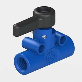 Idex Shut-Off Valve Without Fittings, Blue ETFE, 2.5 µL from Cole ...