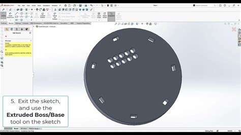 Image result for SolidWorks Pattern Tutorial