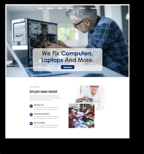 Computer Repair Website 的图像结果