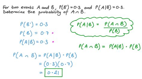 Question Video: Applying the Multiplication Rule to Calculate ...