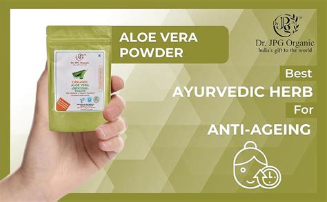 Dr. JPG Organic Aloevera Powder (228g) | An Herb For Skin Wellness ...