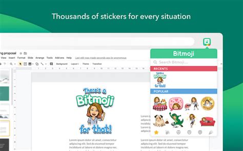 Image result for Bitmoji Extension