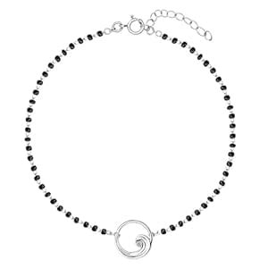 HighSpark 925 Sterling Silver Mangalsutra Bracelet | Ocean Wave ...