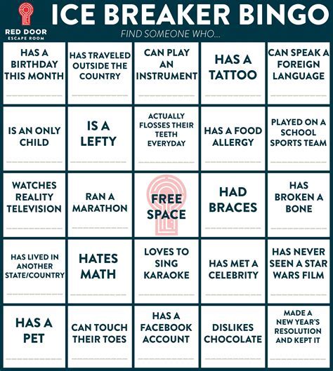 ice breaker bingo Android IOS V- 8.54