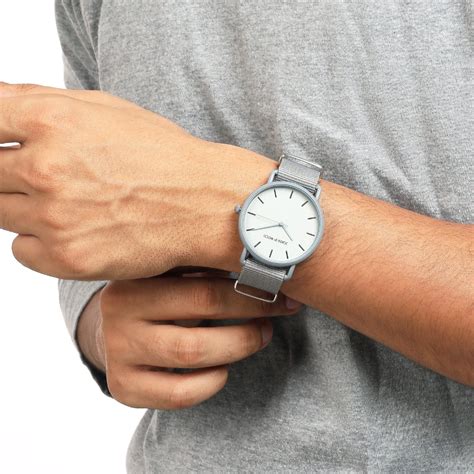 Shop online Tranquil Grey Nylon Strap Watch By Joker and Witch – Joker ...