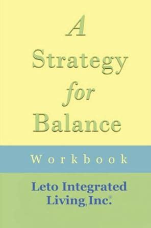 Buy A Strategy for Balance Workbook Book Online at Low Prices in India ...