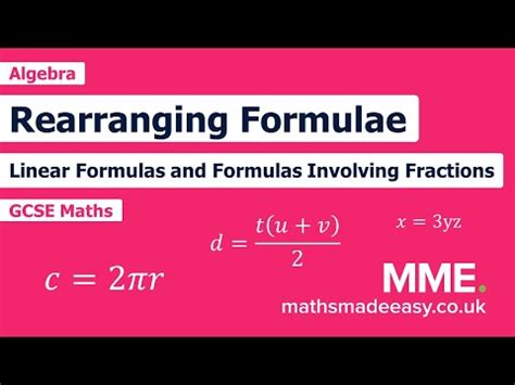 Image result for Rearranging Formulas Math