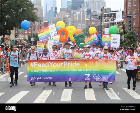 June 25, 2023, New York City, New York: (NEW) The 53rd NYC Pride March ...