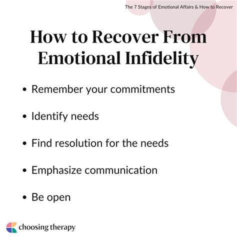 The 7 Stages of Emotional Affairs & How to Heal