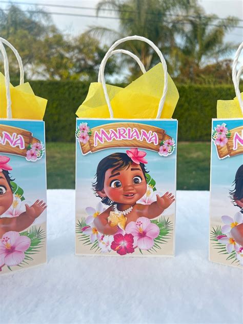 Moana Treat Bags, Moana Party Favors, Moana Birthday, Moana Birthday ...