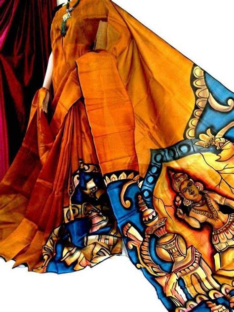 Orange Pure Silk Mark Certified Murshidabad Silk Sarees – Dailybuyys