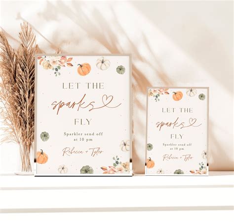Let the Sparks Fly Sign, Editable Let the Sparks Fly Wedding Sign ...