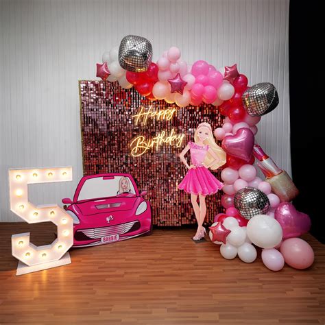 Host a Barbie theme Birthday Party with our Shimmer Sequin Decorations ...
