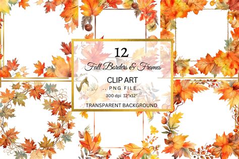 Herbst Blatt Grenze Clipart Grenze Aus Bunten Herbstblättern Und