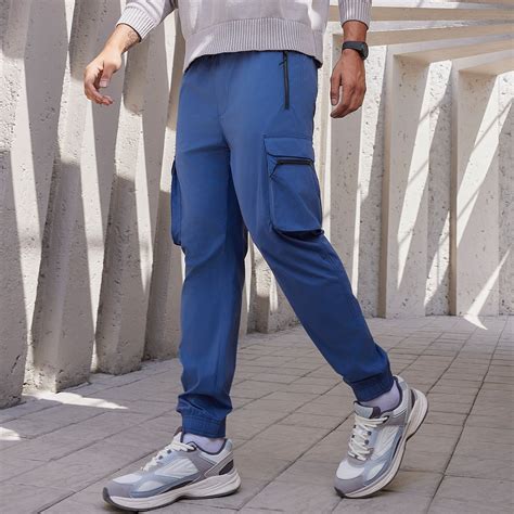 Moveo Cargo Joggers Yale Blue – XYXX Apparels