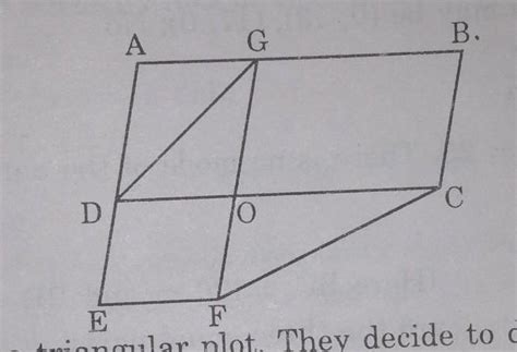 in the given figure , ABCD and AGFE are parallelograms with equal areas ...