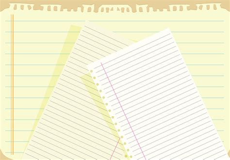 Image result for Notebook Paper Vector