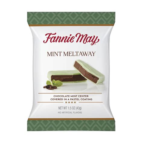 Amazon.com : Fannie May Premium Chocolate Mint Meltaways, Single Serve ...