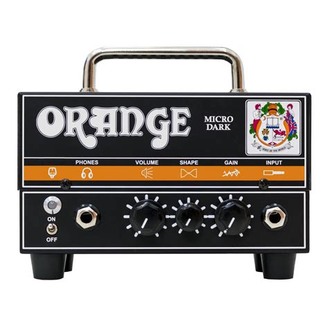 Orange Micro Dark Terror Amplifier Stack 20W Hybrid Guitar Amp Head ...