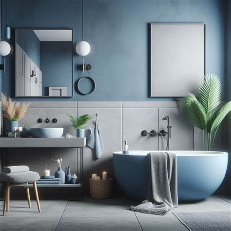 15 Grey and Blue Bathroom Ideas for a Relaxing Retreat in 2025 | Blue ...