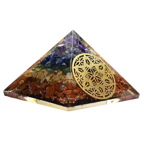 Chakra Orgone Pyramid - Premium Certified Chakra