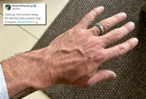 "No watch and piece of plastic on wedding finger" Kevin Pietersen takes ...
