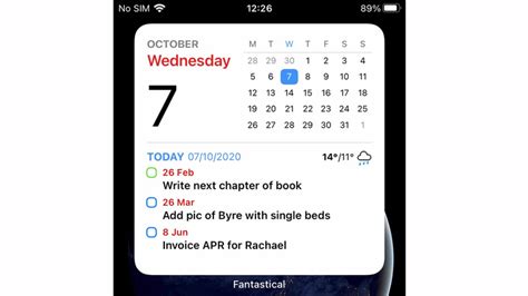 widget 14 timetable ios - fitprocoach.in