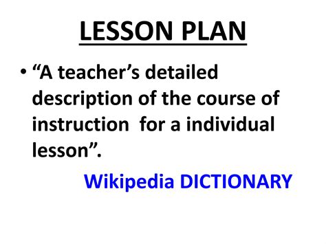 COMPONENTS OF LESSON PLAN | PPTX