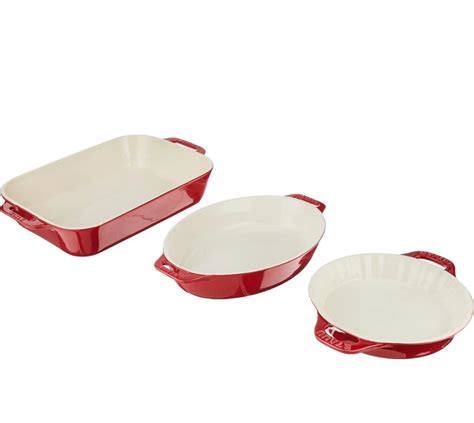 3pc Staub Baking Dishes NIB | EstateSales.org