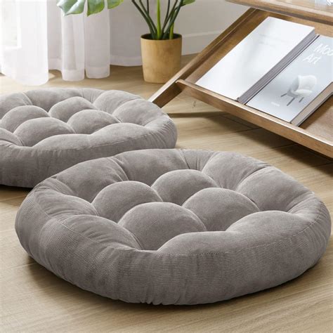 Amazon.com: Codi Round Floor Pillow Insert, Large Thick Meditation ...
